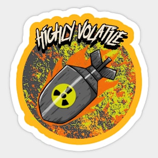 Highly Volatile Sticker